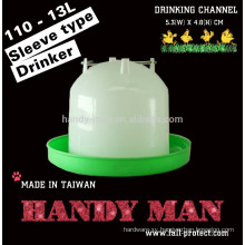 110 13L Quality Plastic Sleeve Type Poultry Drinkers